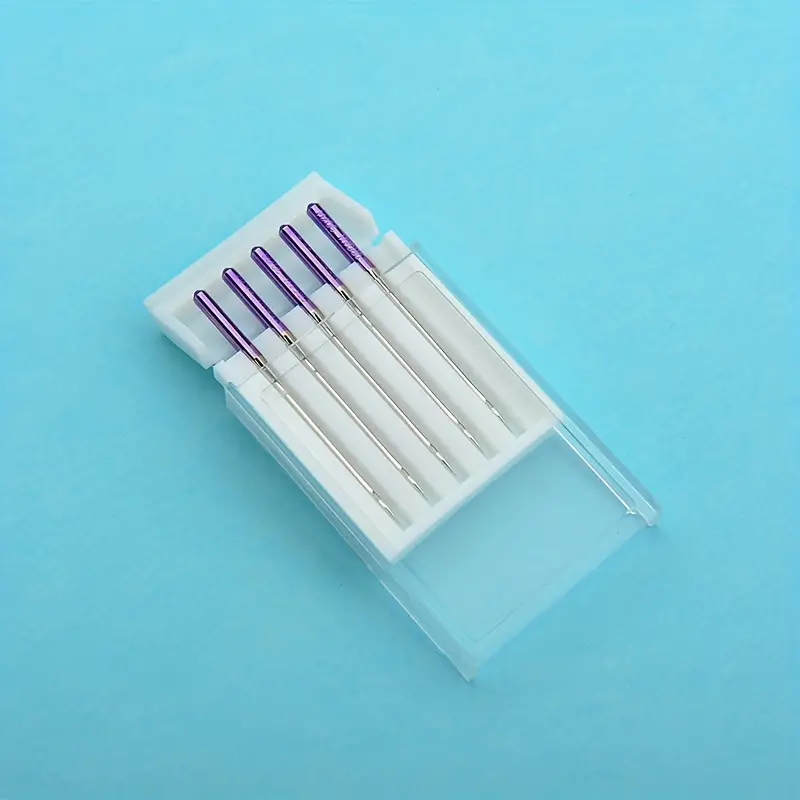 Sewing Machine Needles Blue Tip / #14 Purple Tip/needles - Temu