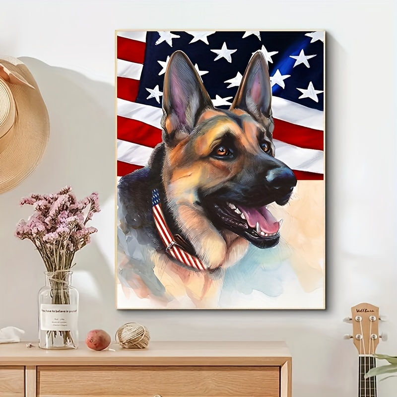 Buy Fairylove 35×45 Diamond Painting Kit Dog Diamond Dotz Kit Diamond Art  Kits for Adults,German Shepherds Online at desertcartKUWAIT