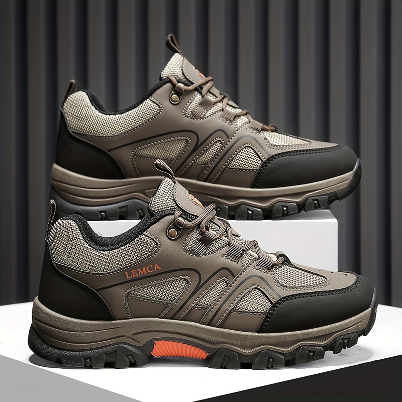 Outdoor Hiking Shoes Men's Sports Shoes Fashion Casual Men's Hiking Shoes Large Size Non-slip Waterproof Winter Shoes