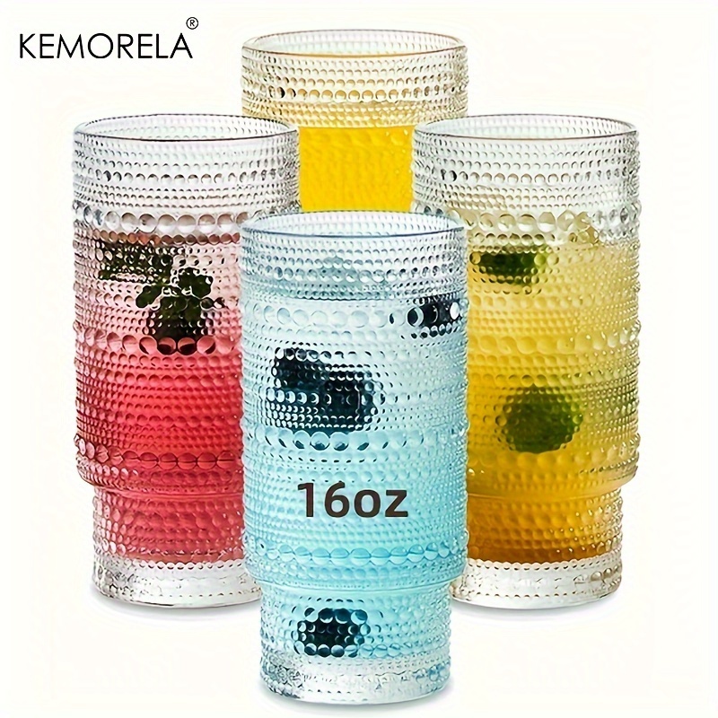 Square Drinking Glasses, Lead-free Glass, Glass Drink Tumblers, Elegant Bar  Glassware For Water, Juice, Beer, Drinks, Cocktails And Mixed Drinks,  Summer Winter Drinkware, Back To School Supplies - Temu