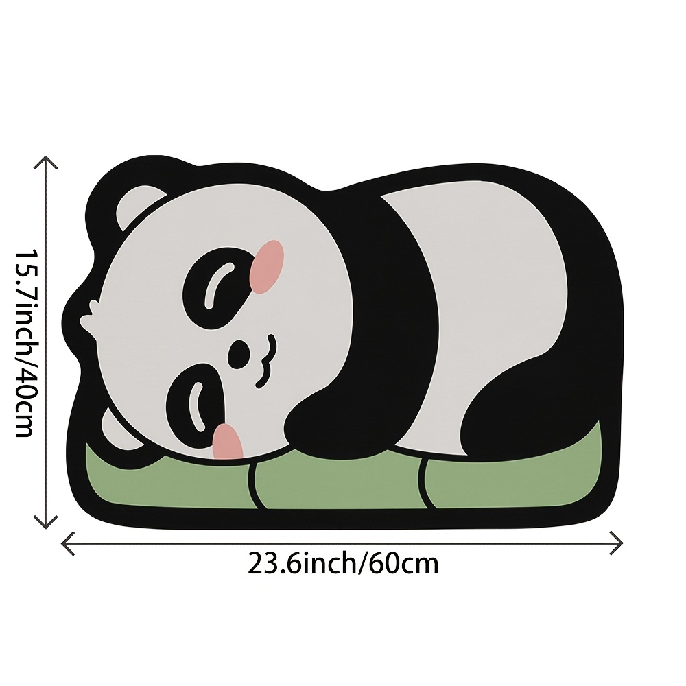 TOKLYUIE Super Absorbent Bath Mat,Cute Cartoon Bathroom Entrance Anti-Slip Mats, Household Bathroom Absorbent Floor Mats Toilet Quick-drying Cushions