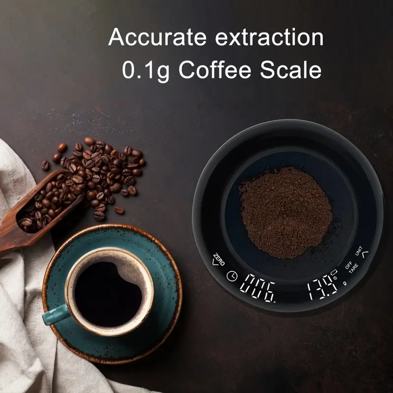 Coffee Scale With Timer, Espresso Coffee Scale, Digital Hand Drip