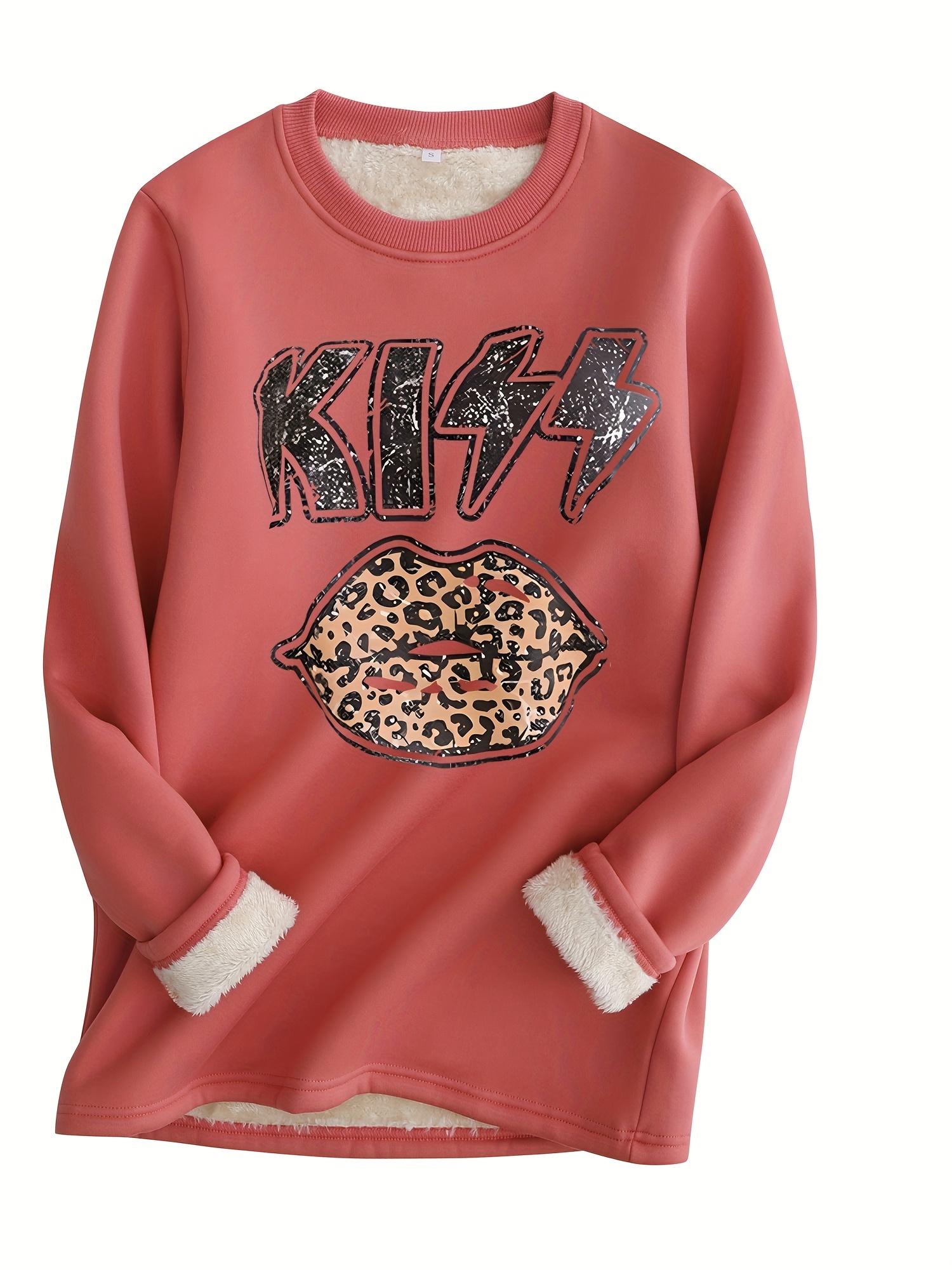 Leopard Lips Sweatshirts Leopard Lips Long Sleeve Shirt 