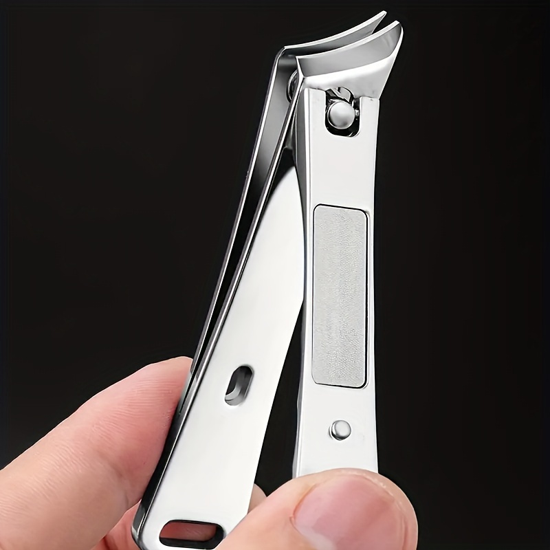 Stainless Steel Slanted Edge Nail Clippers Nail Trimmer For - Temu