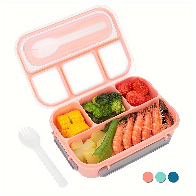 1pc Divided Lunch Box For Students, Office Workers, Picnic, Adult Meal  Container