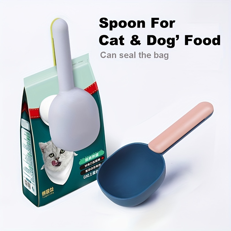 Multifunctional Pet Feeding Scoop Spoon for Cats and Dogs Creative Spatula for Easy Food Handling and Portion Control Essential Pet Supplies