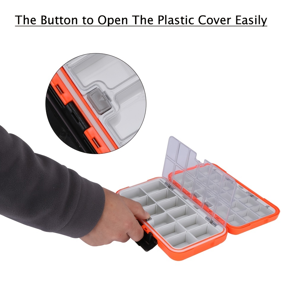 Naturalour Tackle Box - Waterproof Portable Tackle Box Organizer