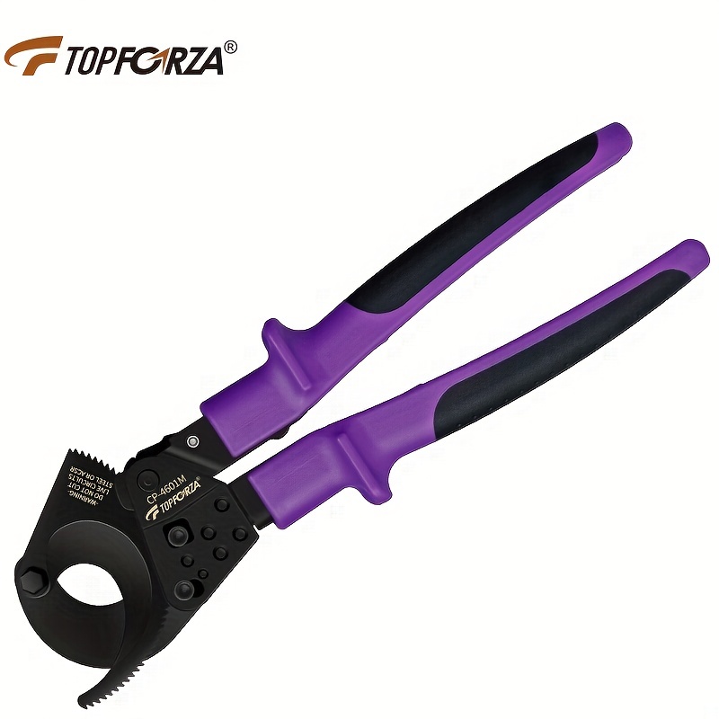 

Ratchet Cable Cutter And Heavy Duty Copper Aluminum Wire Cutting Pliers Ratchet Cable Cutter For Cutting Electrical Wire Up To 300mm² Diameter Wire Telecom Wire Cutting Scissors