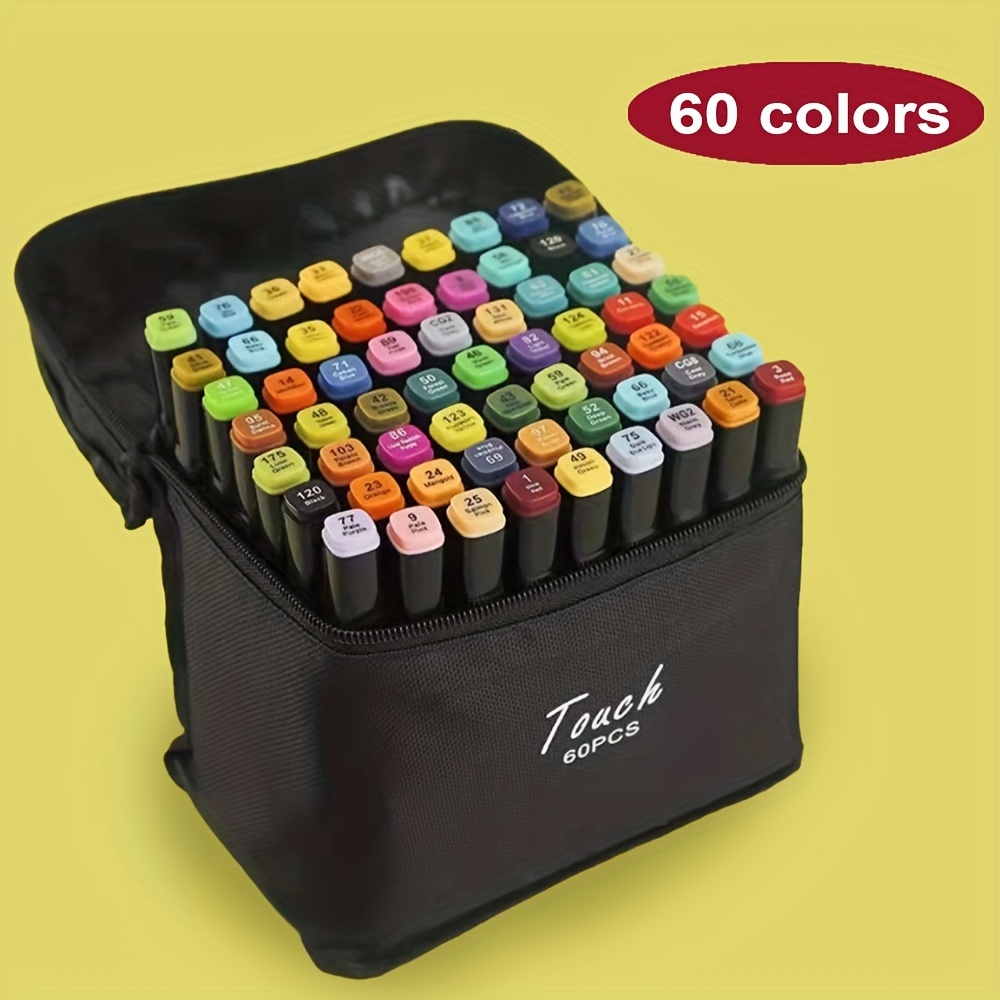 Alcohol Markers Dual Tip 60 Colors at Rs 470/box in Jaipur