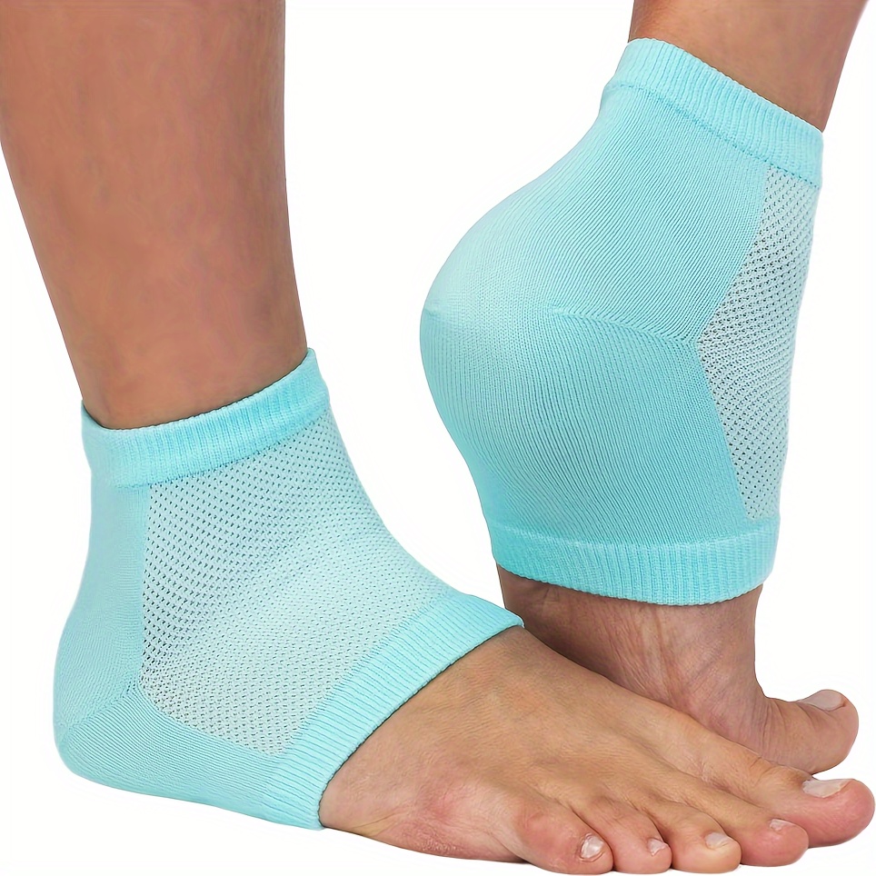 Moisturizing Socks, Moisturizing/Gel Heel Socks for Dry Cracked Heels, Open  Toe Socks, Ventilate Gel Spa Socks to Heal and Treat Dry, Gel Lining