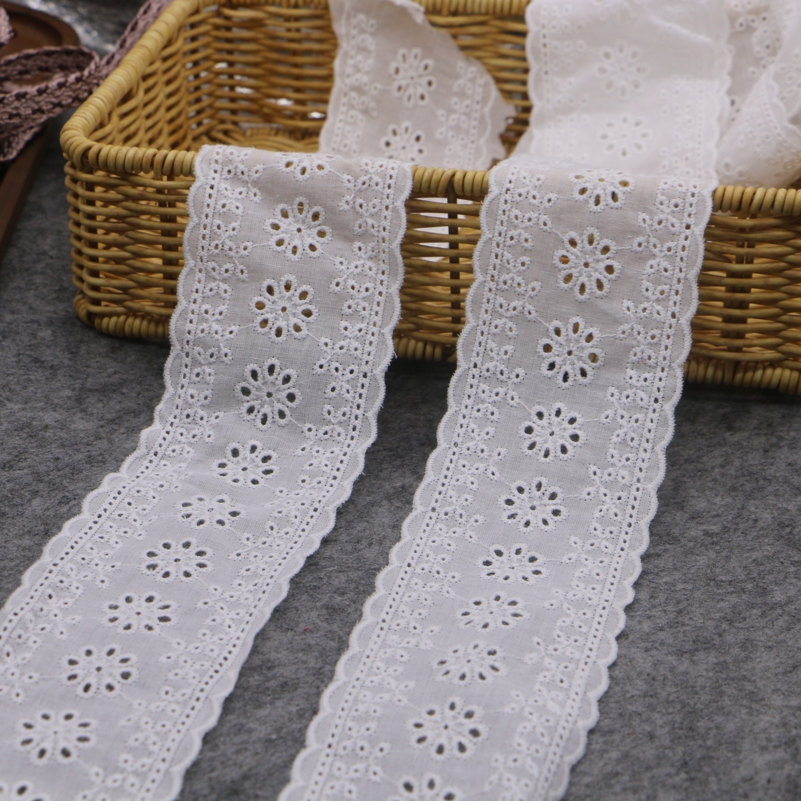Lace Trim Cotton White Crochet, White Cotton Cloth Lace Trims
