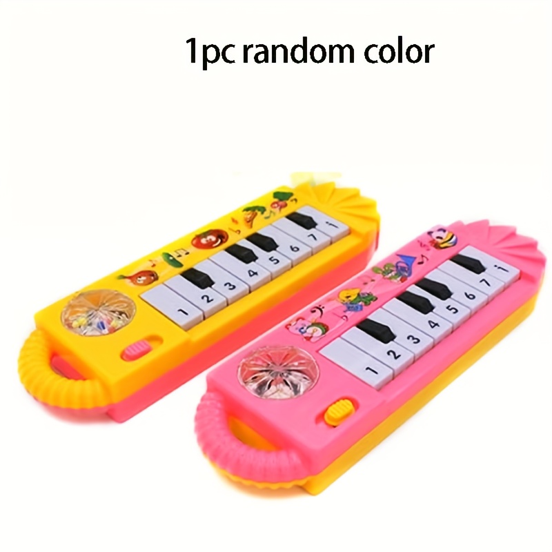 1 PC Piano Eletrônico Infantil Desenho Animado Educativo