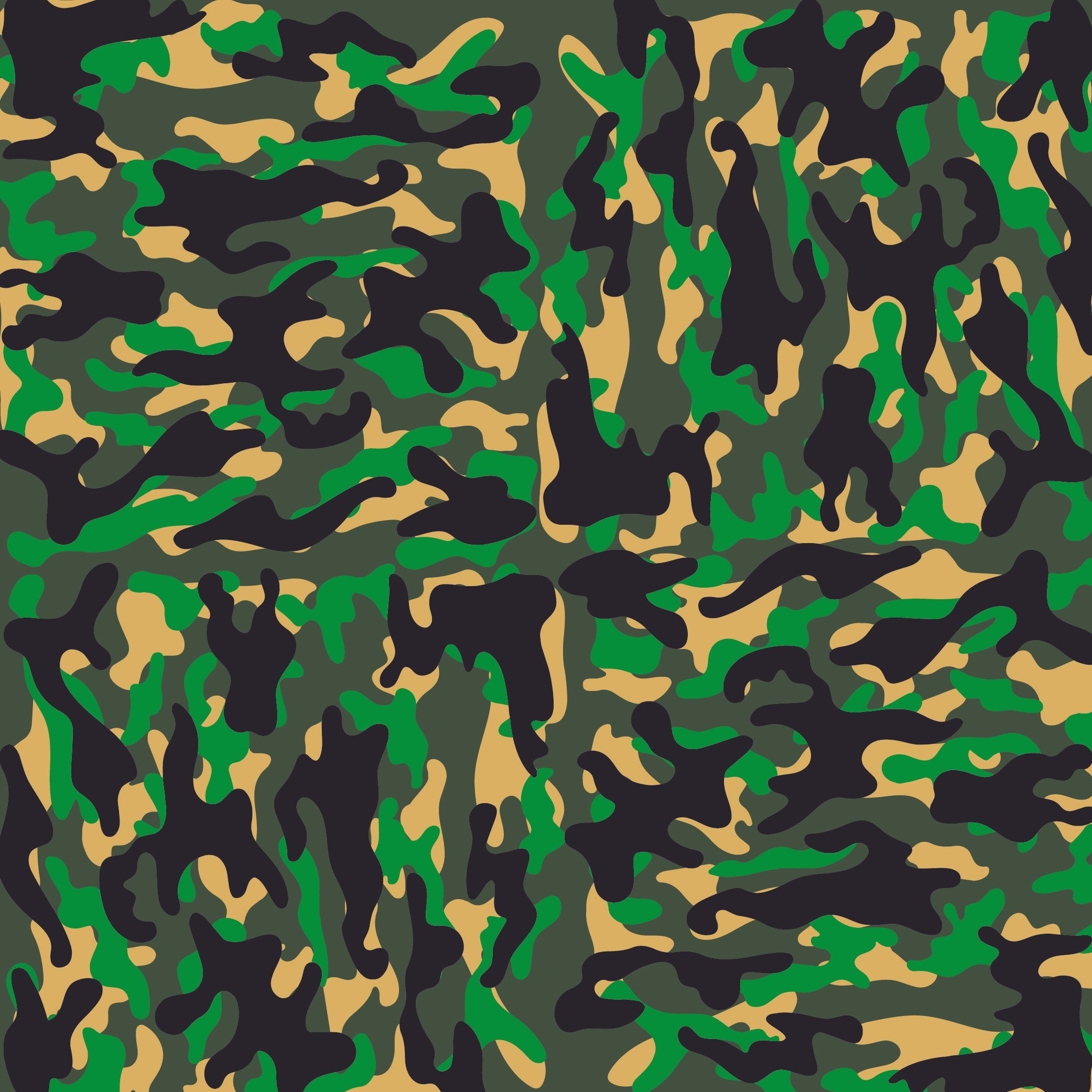 Multicolor Camouflage Stencil Kit