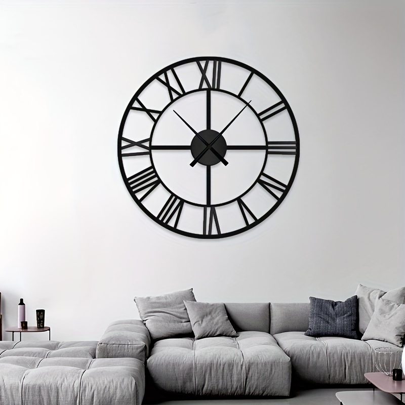 Reloj de pared 50 cm metálico estilo nórdico