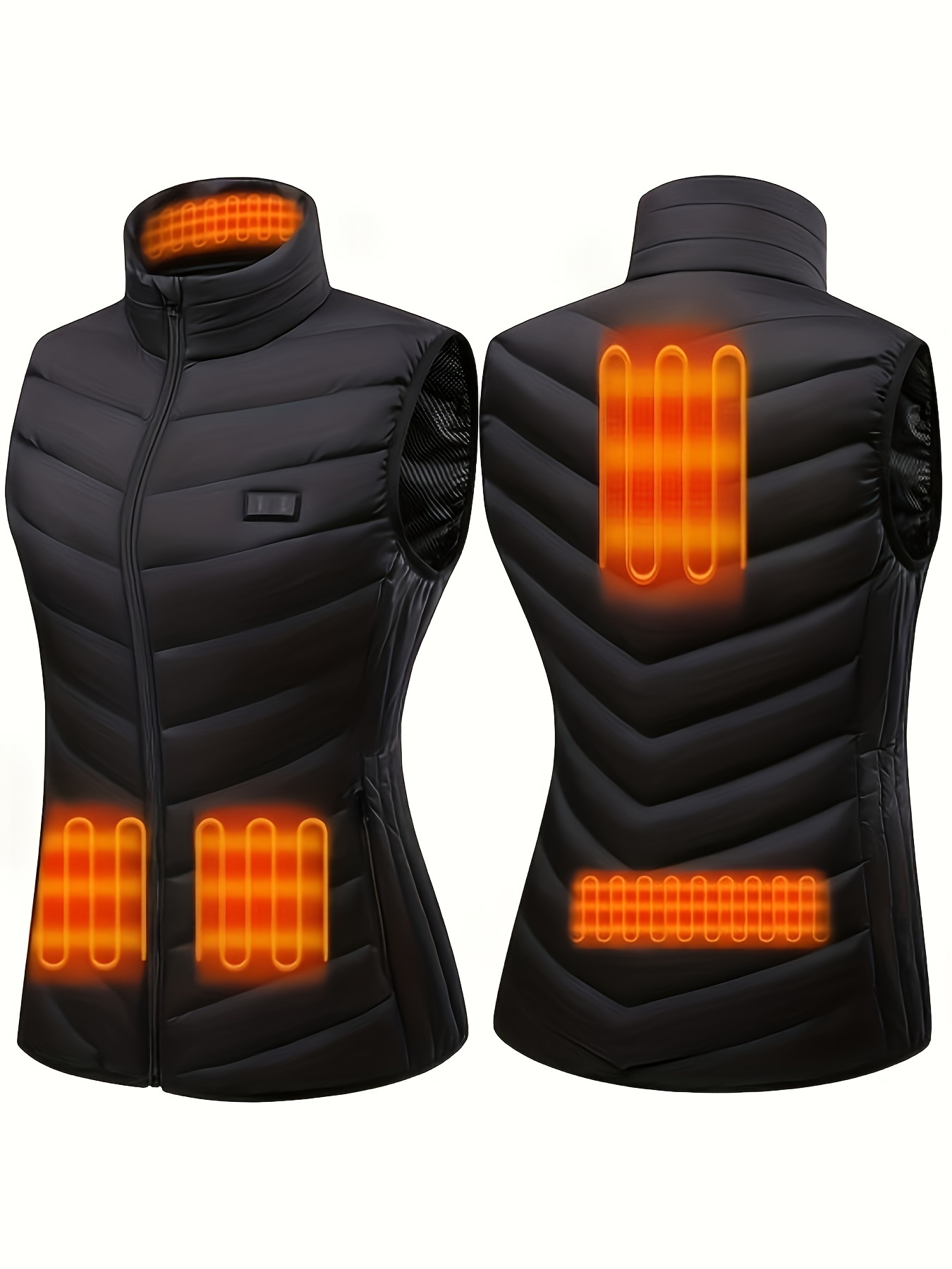 Heated Massage Vest For Women, Smart Electric Lightweight Soft Fleece Lined  Heating Vest ( Battery Not Included)