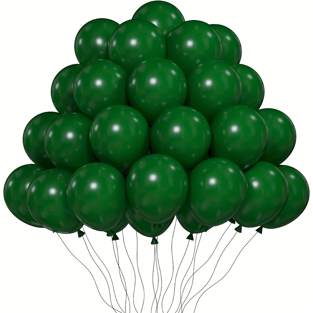  Globos verdes de 12 pulgadas, diferentes tonos, verde