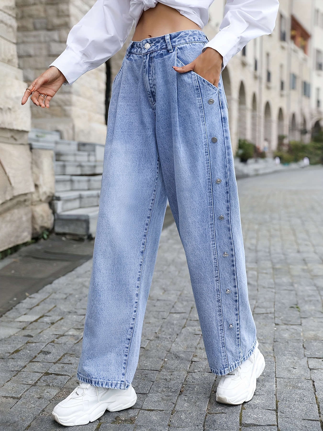 Pantalones de mezclilla para mujer estilo tipo de mujer jeans