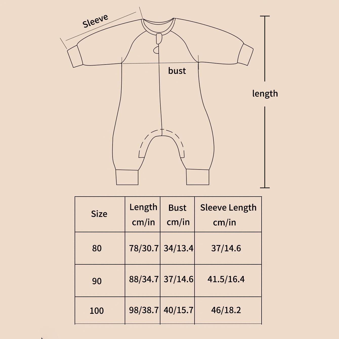 Digital Print Bamboo Long Sleeve Sleeping Bag for Babies