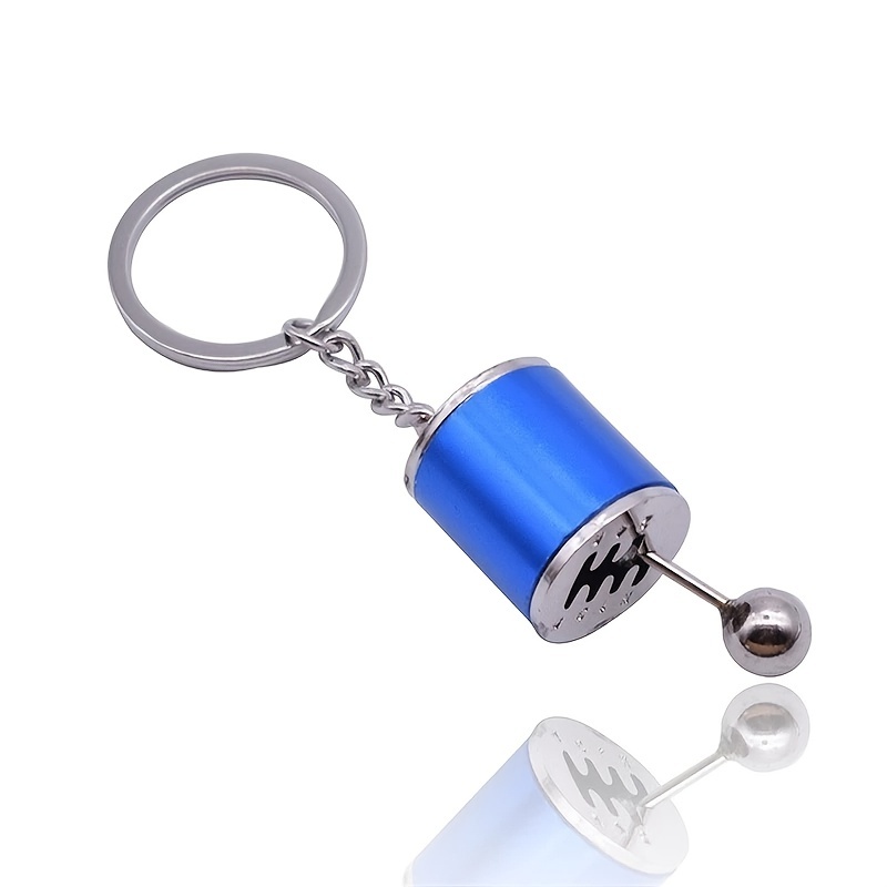 Six-speed Manual Shift Gear Motor Keychain Key Ring Holder – Carbon Fiber  Gift