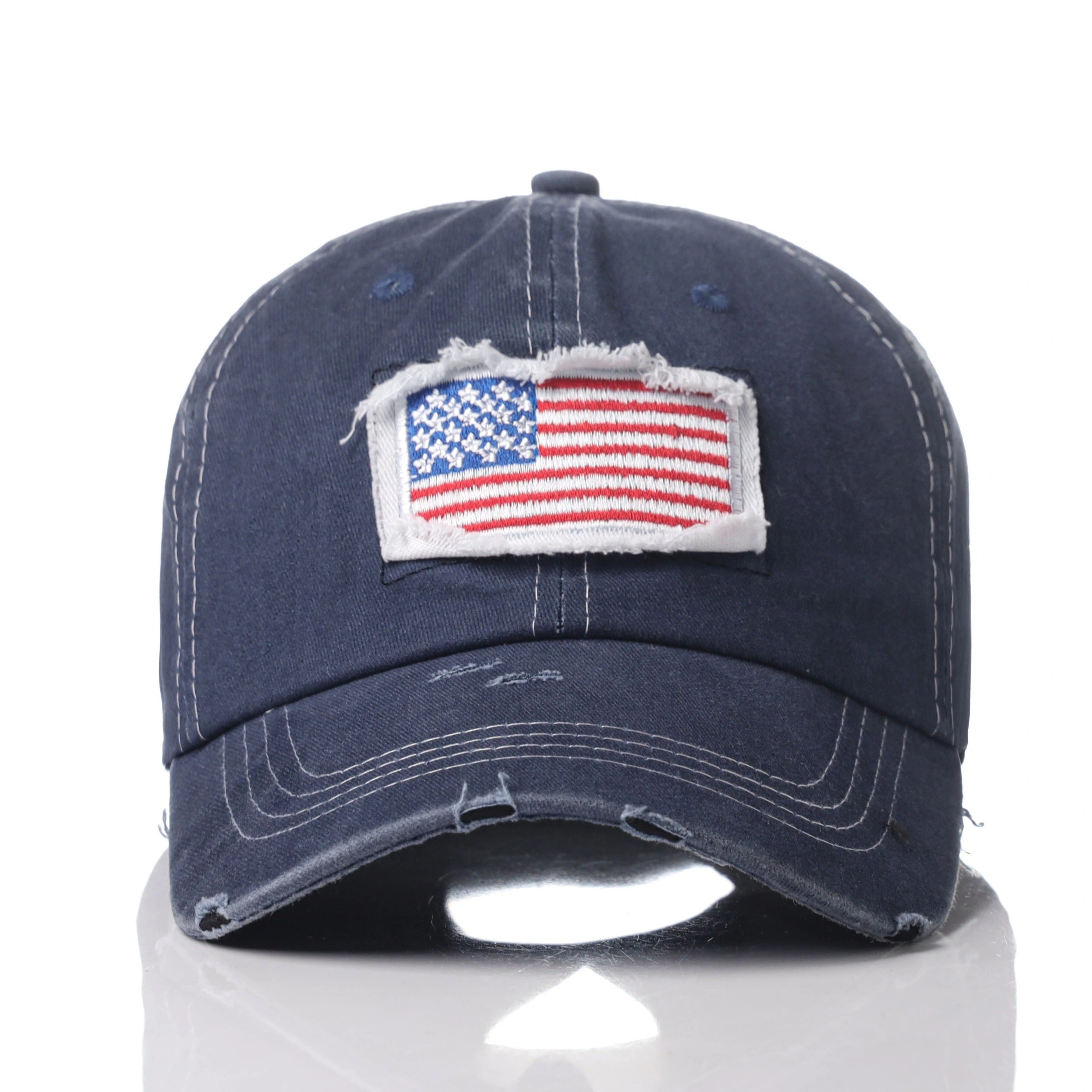 Unisex Two-Tone Washed Baseball Cap，Adjustable American Flag and Dominican  Republic Flag Hats for Men，Trucker Dad Hat for Summer at  Men's  Clothing store