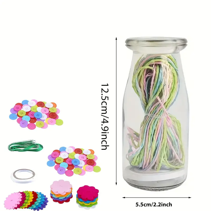 Flowers Craft Kit For Kids Felt Flowers For Crafts Make Your Own Flower  Bouquet With Buttons Fun Vase Craft Project Toys Diy Activity Gifts For  Children Boys Girls - Toys & Games 