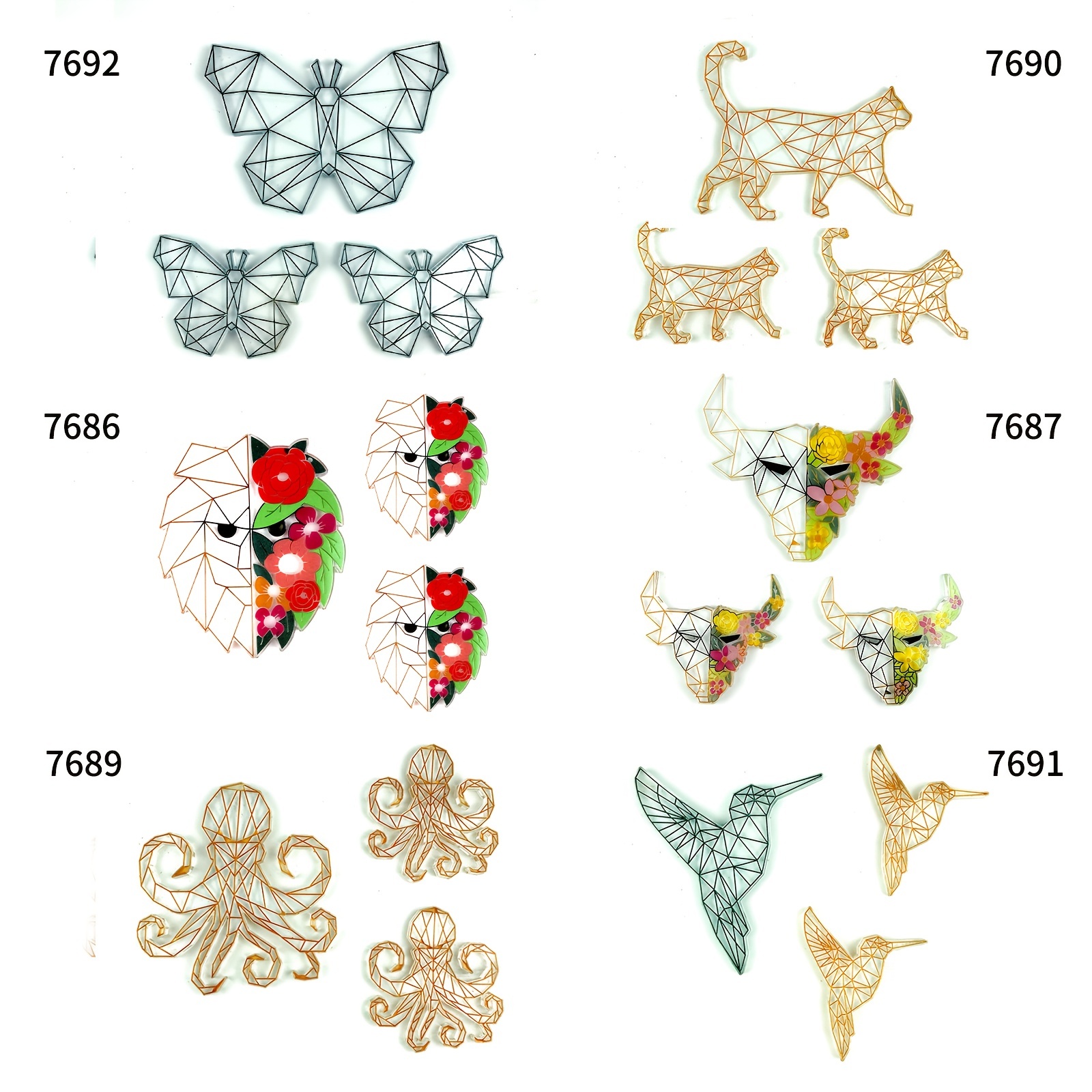 Butterfly Resin Coaster Molds Coaster Molds Epoxy Resin Butterfly