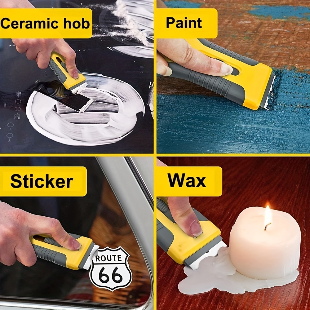 Multifunctional Cleaning Scraper Window Glass Ceramic Hob - Temu