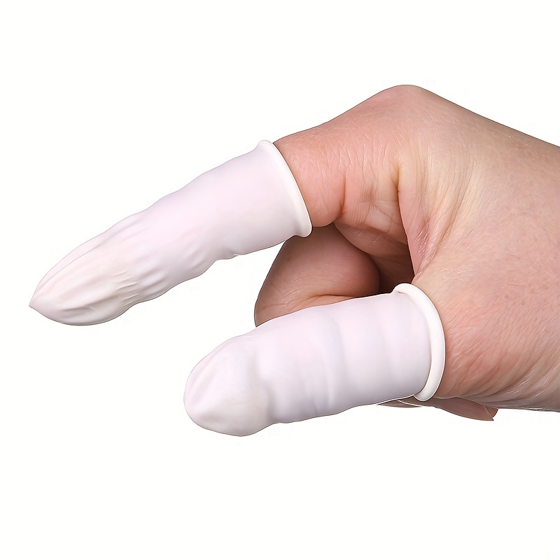 Latex Finger Cots Disposable Medium Fingertips Protector - Temu Canada