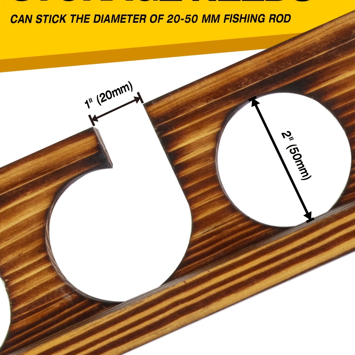 Fishing Rod Racks 12/18/20 Rods Wall/ceiling Mounted Fishing - Temu