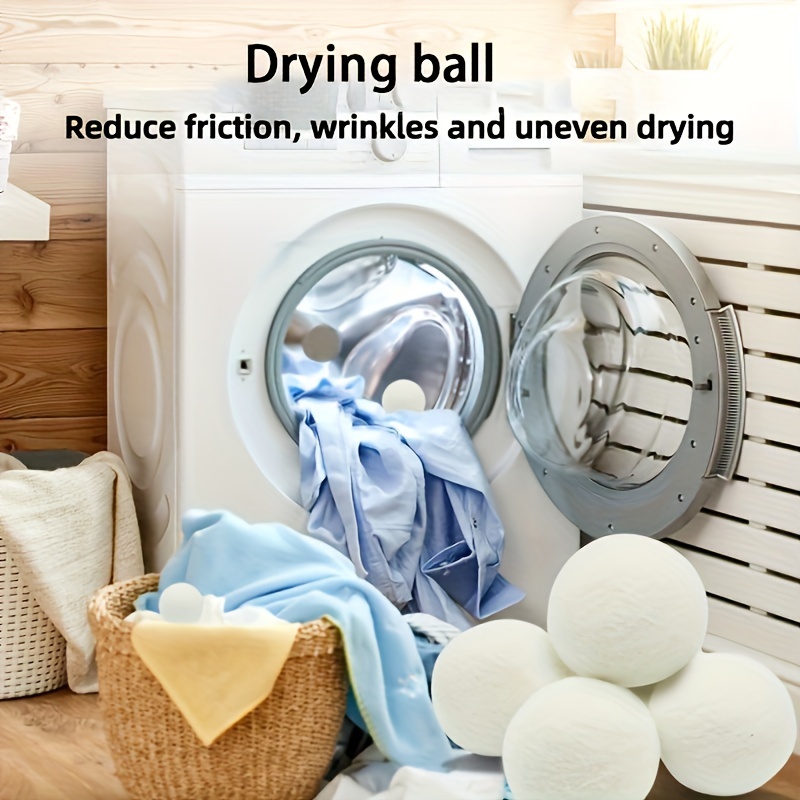 Bolas de secadora, 10 piezas bolas de lavado, bola de lavado acelera el  secado reutilizable, bola de secadora de lavadora para la limpieza de ropa  doméstica (azul