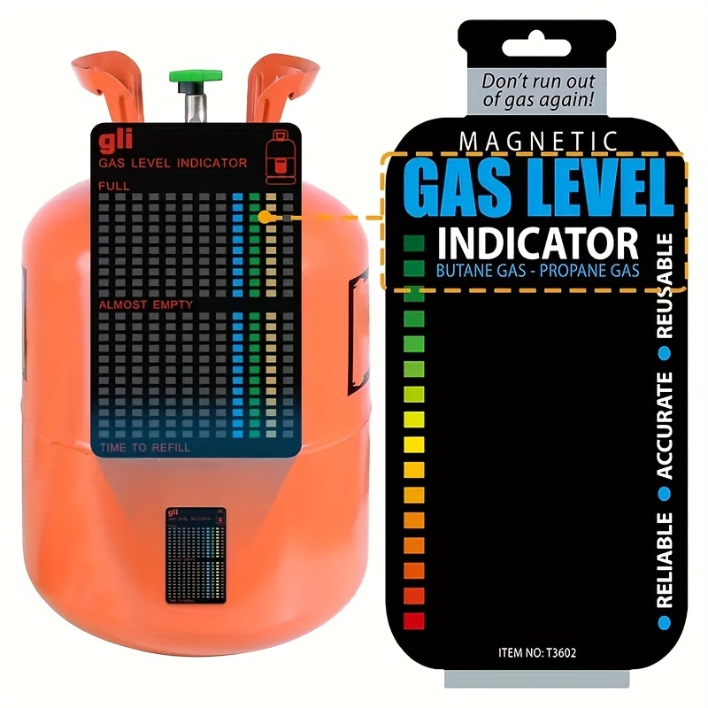 Magnetic Gas Level Indicator Gauge Propane Butane Fuel Gas Tank Bottle Level  Indicator3pcs
