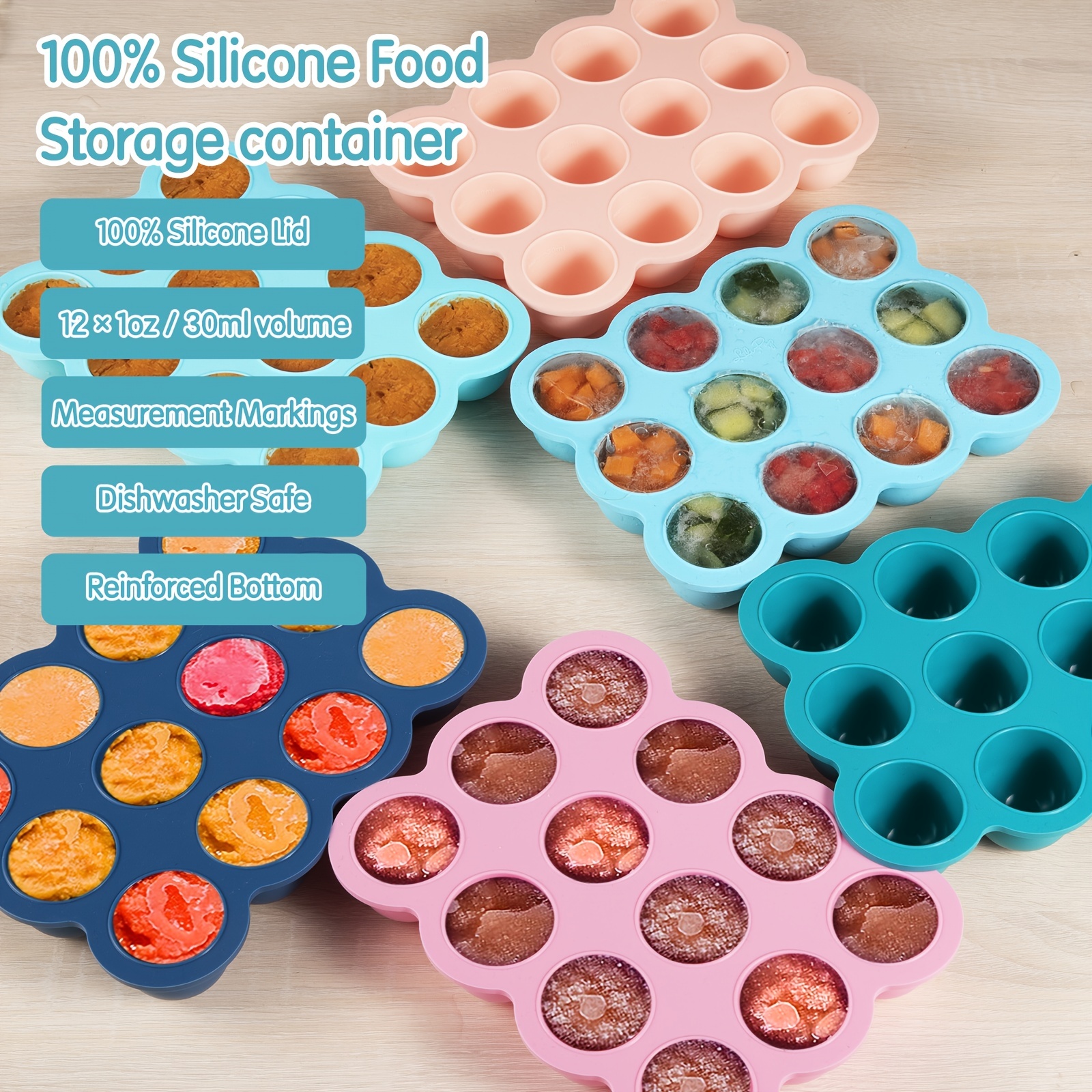 Silicone Baby Food Supplement Box Children's Fruit Baking - Temu