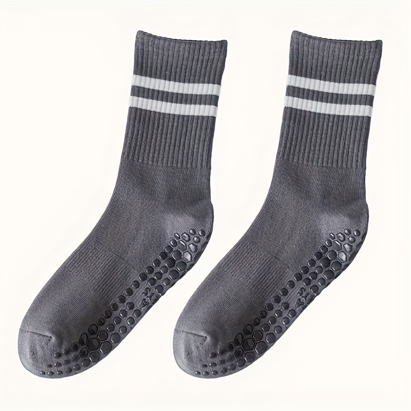 Women's Comfort Non Slip Yoga Socks Breathable Medium Tube Dance Training Socks