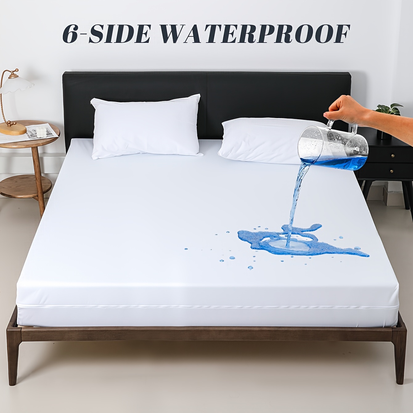 Wholesale Tex-Cel Custom Hypoallergenic Bed Bug Proof Anti Dust Mite Bamboo  Waterproof Mattress Covers Protector - China Mattress Protector and  Waterproof Mattress Protector price