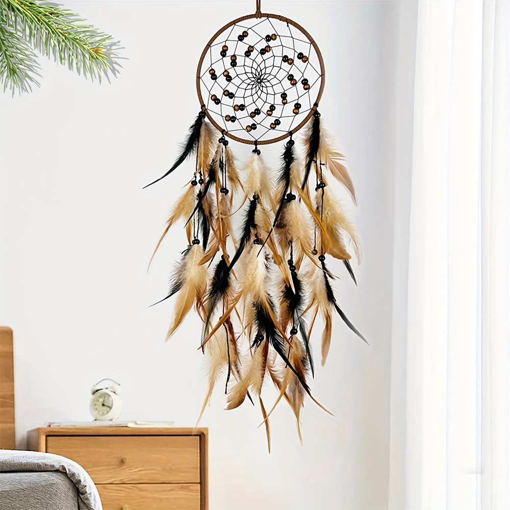 Handmade Native American Dreamcatcher Dream Catcher Feather Home Decor  Indian Style Wall Hanging Boho Ornament Gift Bedroom 