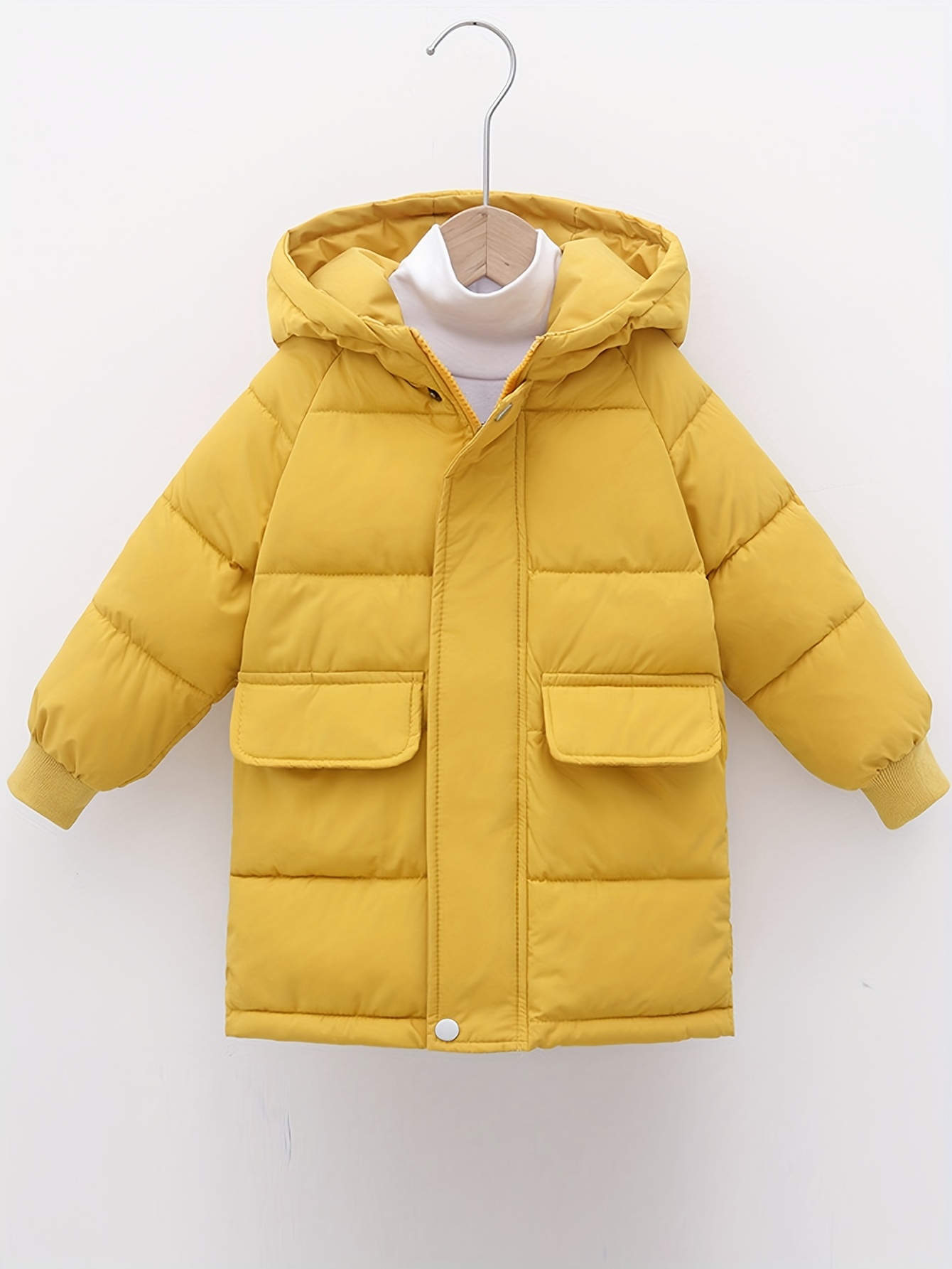 Boys/ Girls Winter Warm Cotton-padded Hooded Coat Outdoor Snow Suit, Teen  Kids Clothing For Winter/ Fall