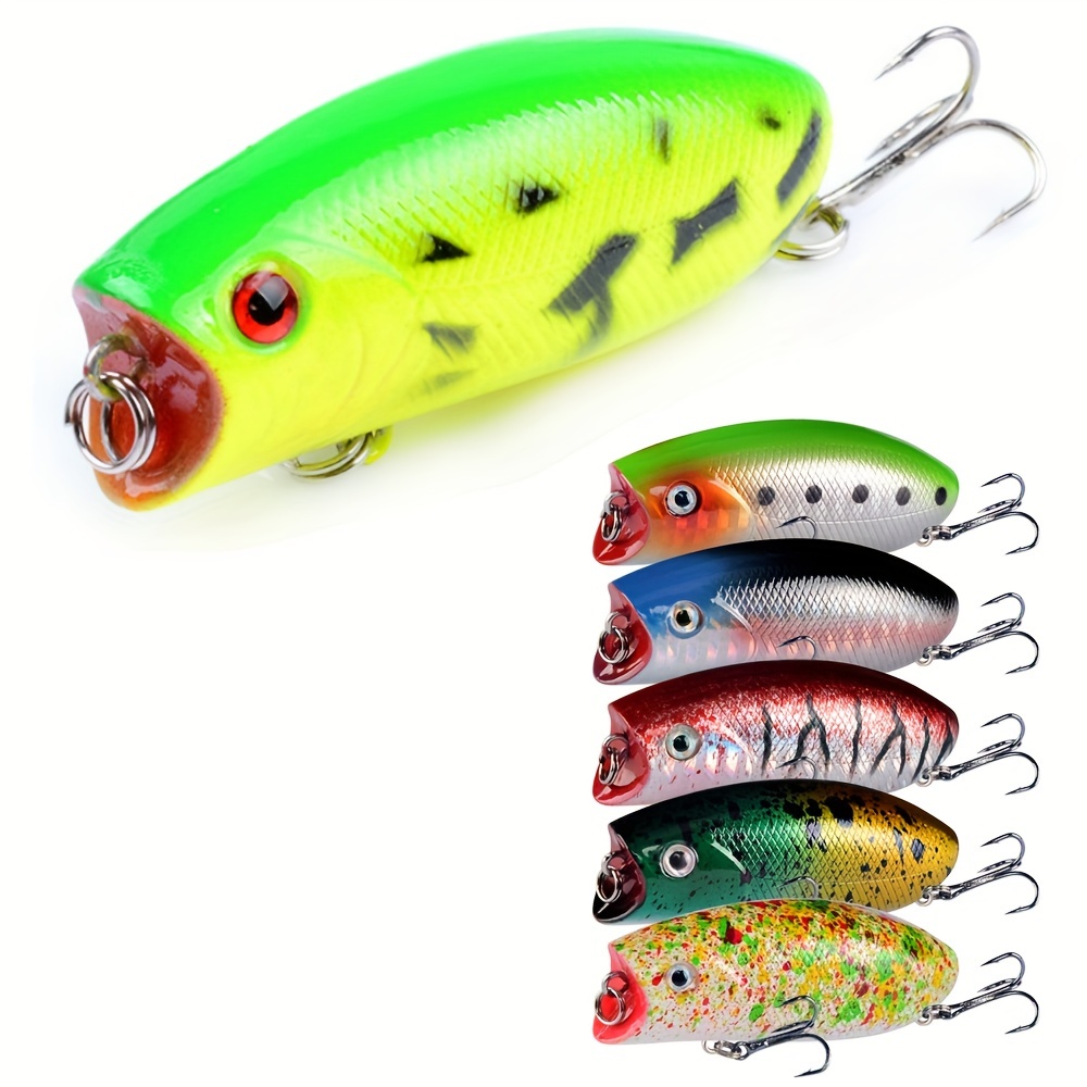 Floating Fishing Bait With Ball Inside Topwater Popper - Temu