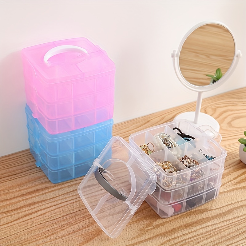 Transparent Plastic Square Box Clear Storage Case With - Temu