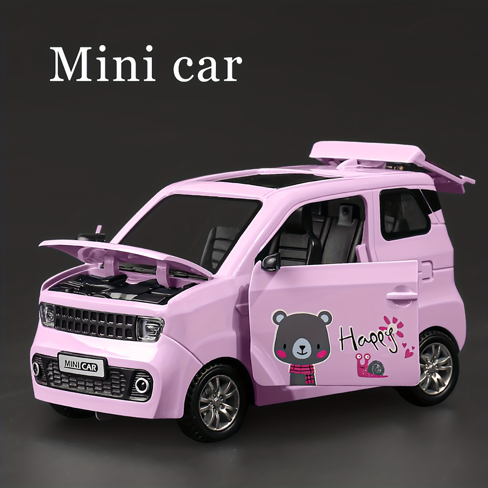 Mini Car Model Simulation Toy，Öffnungsbarer Van - Temu Austria