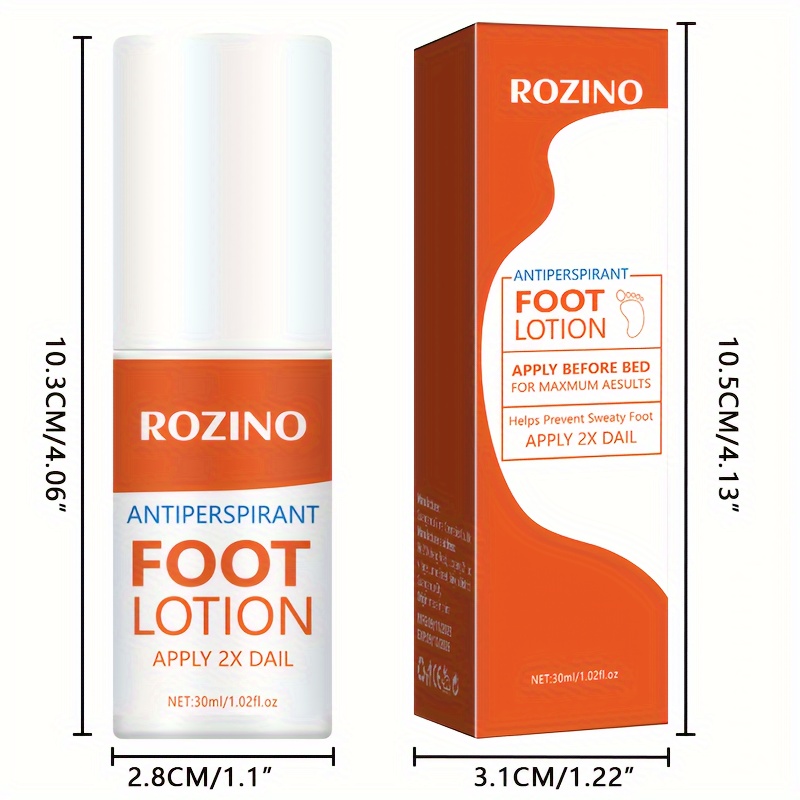 Antiperspirant Foot Cream for Sweaty Feet