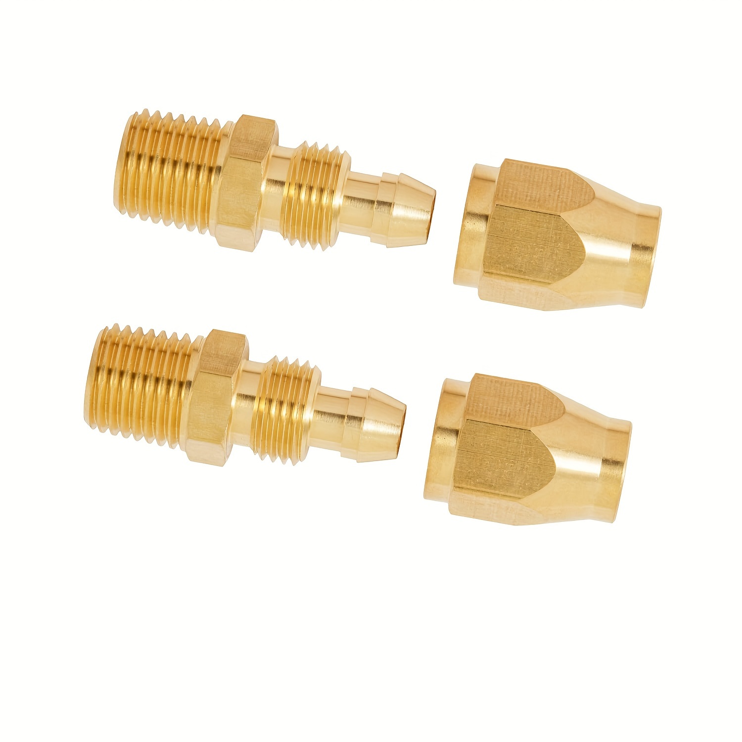 Pu Hose Repair Npt Connectors Premium Solid Brass Pneumatics