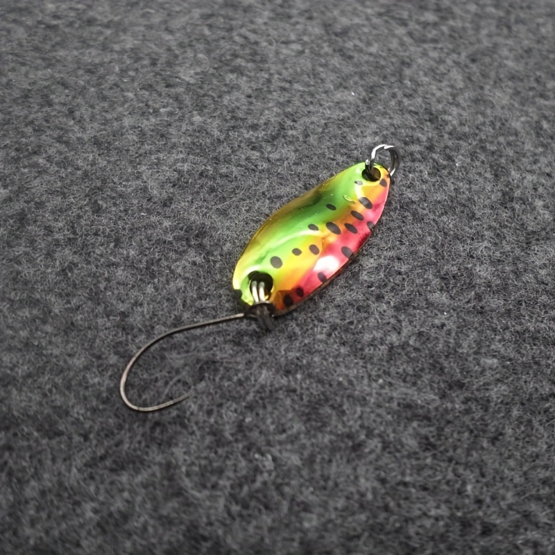 Spoon Fishing Lure Artificial Metal Bait Trout Fishing - Temu