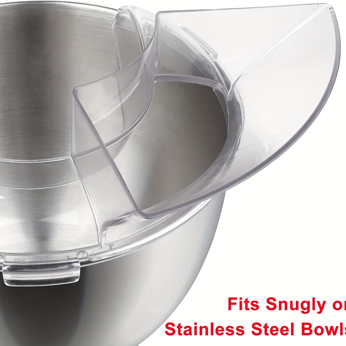 KSMBLPS Pouring Shield for Kitchenaid 5.5 Quart&5, 6, 7, 8 QT Stainless  Steel Bowl kitchenaid Splash Guard Splatter Guard for kitchenaid 5.5 Quart