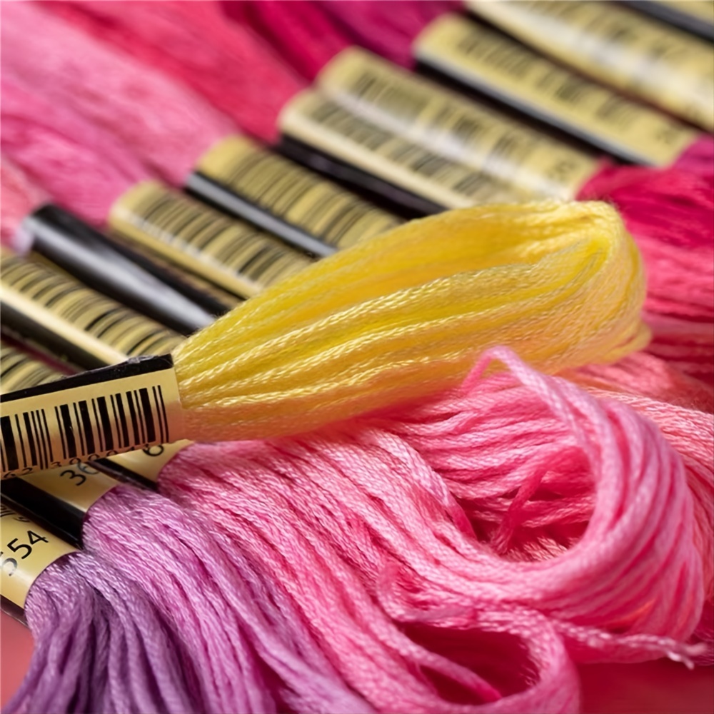 200 Colors Embroidery Thread Cross Stitch Thread Cotton - Temu