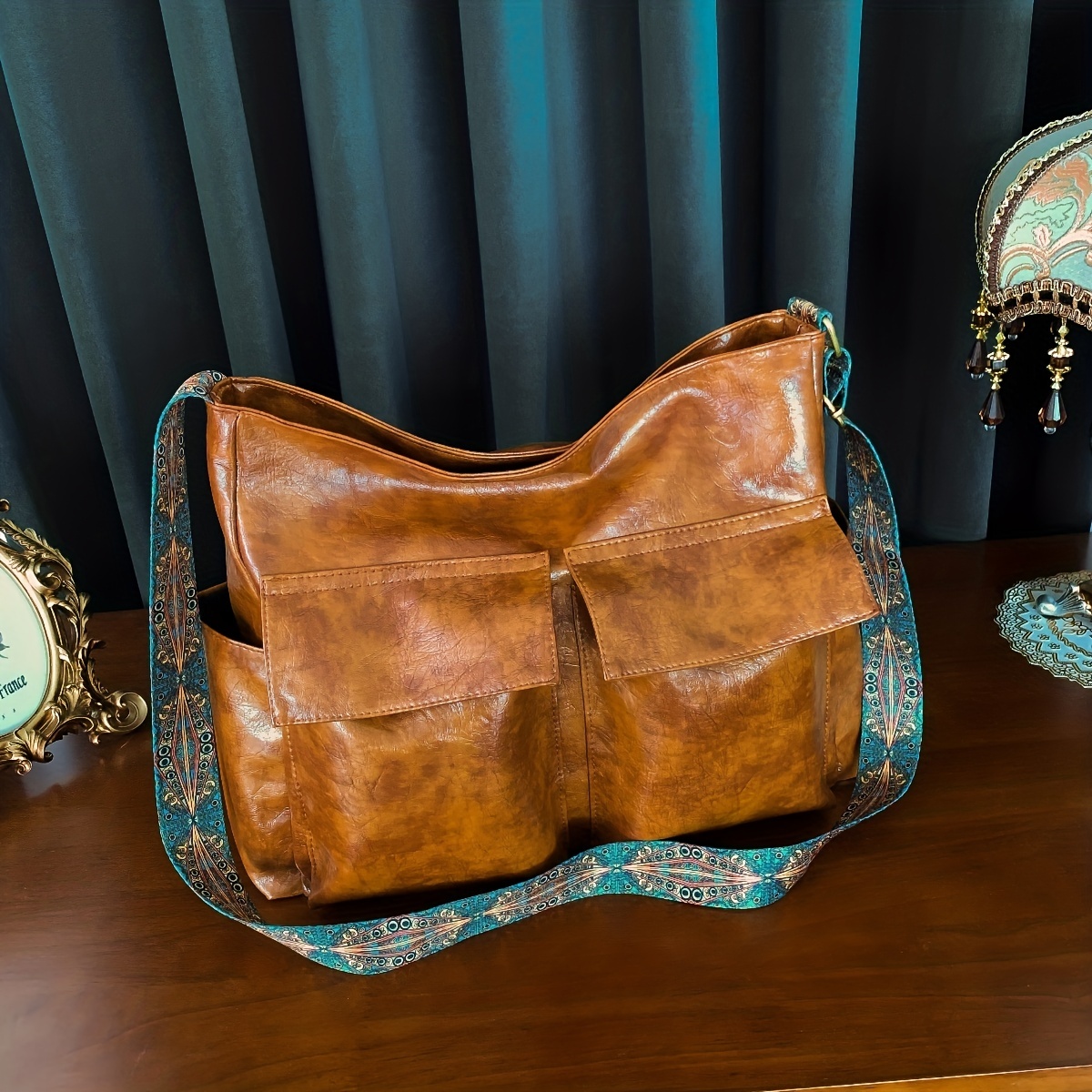 Vintage Boho Crossbody Bag, Retro Bohemian Shoulder Bag, Women's Hippie  Handbag & Purse - Temu