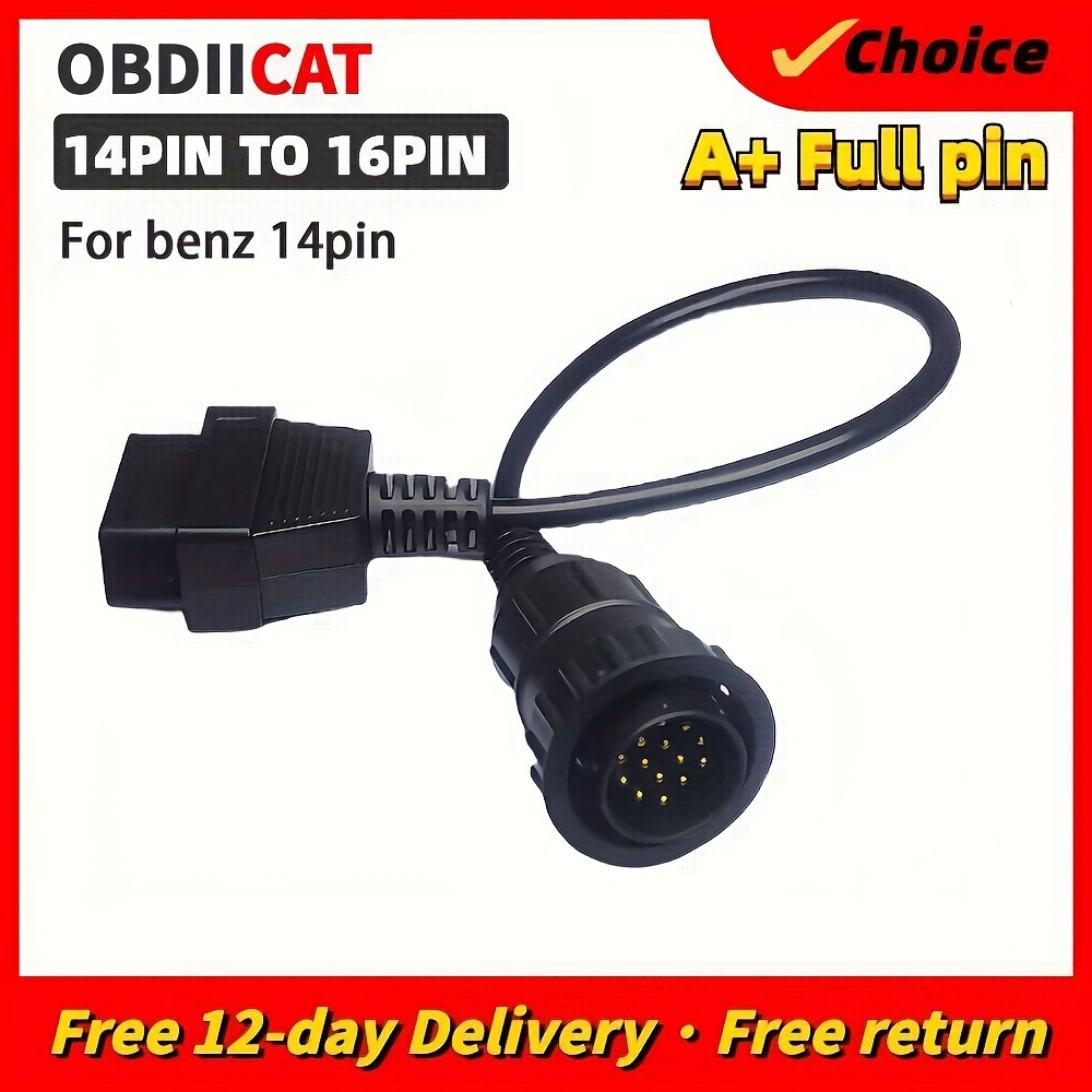 3Pin Zu 16Pin OBD Diagnose Werkzeug 12V Kunststoff Adapter Kabel