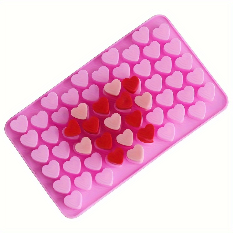 Heart Shape Love Silicone Mold, Non-stick Easy Release Heart Shaped  Silicone Mold Tray For Handmade Chocolate, Dessert 