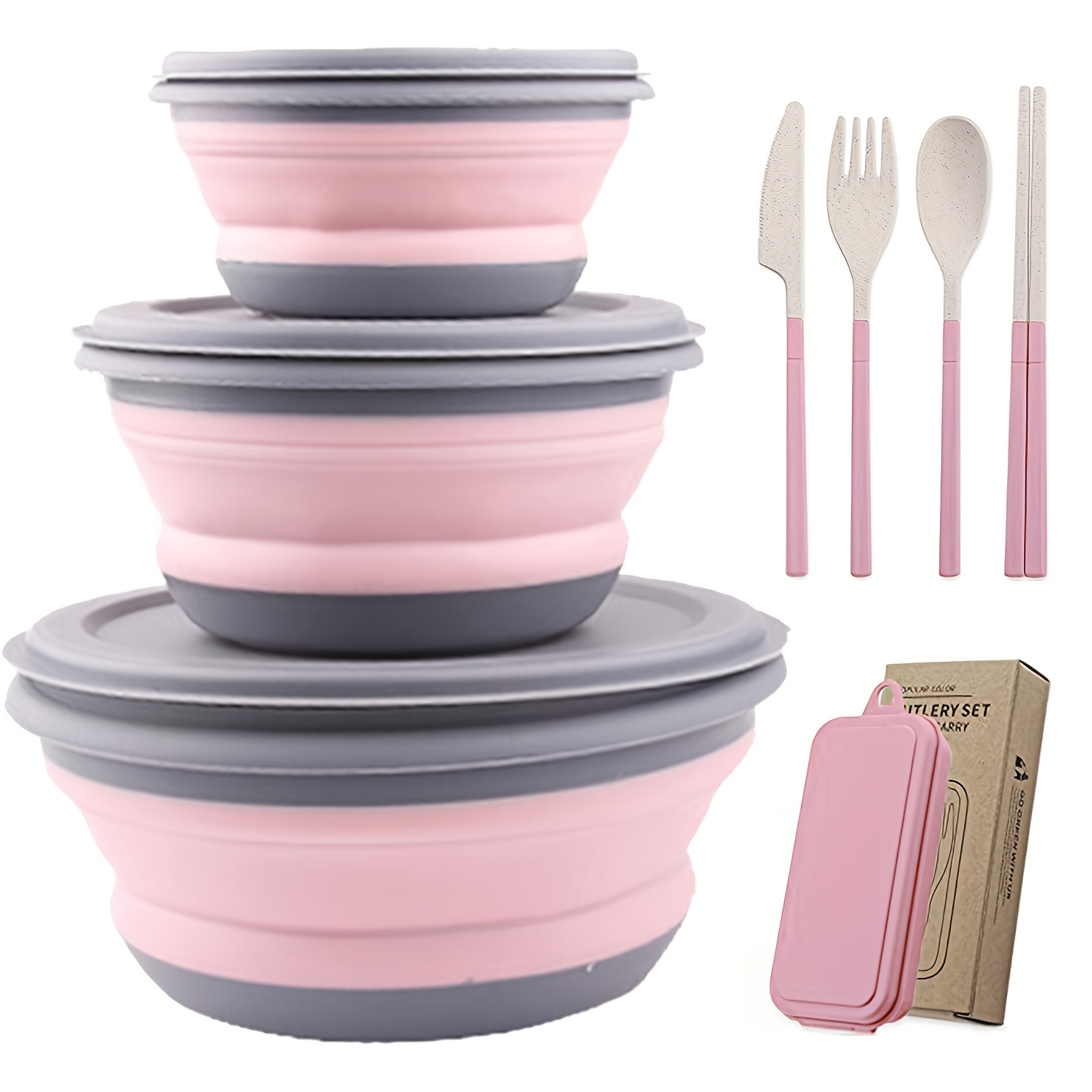 Tupperware -Classic Petal Collection Large Salad Bowl with Forks