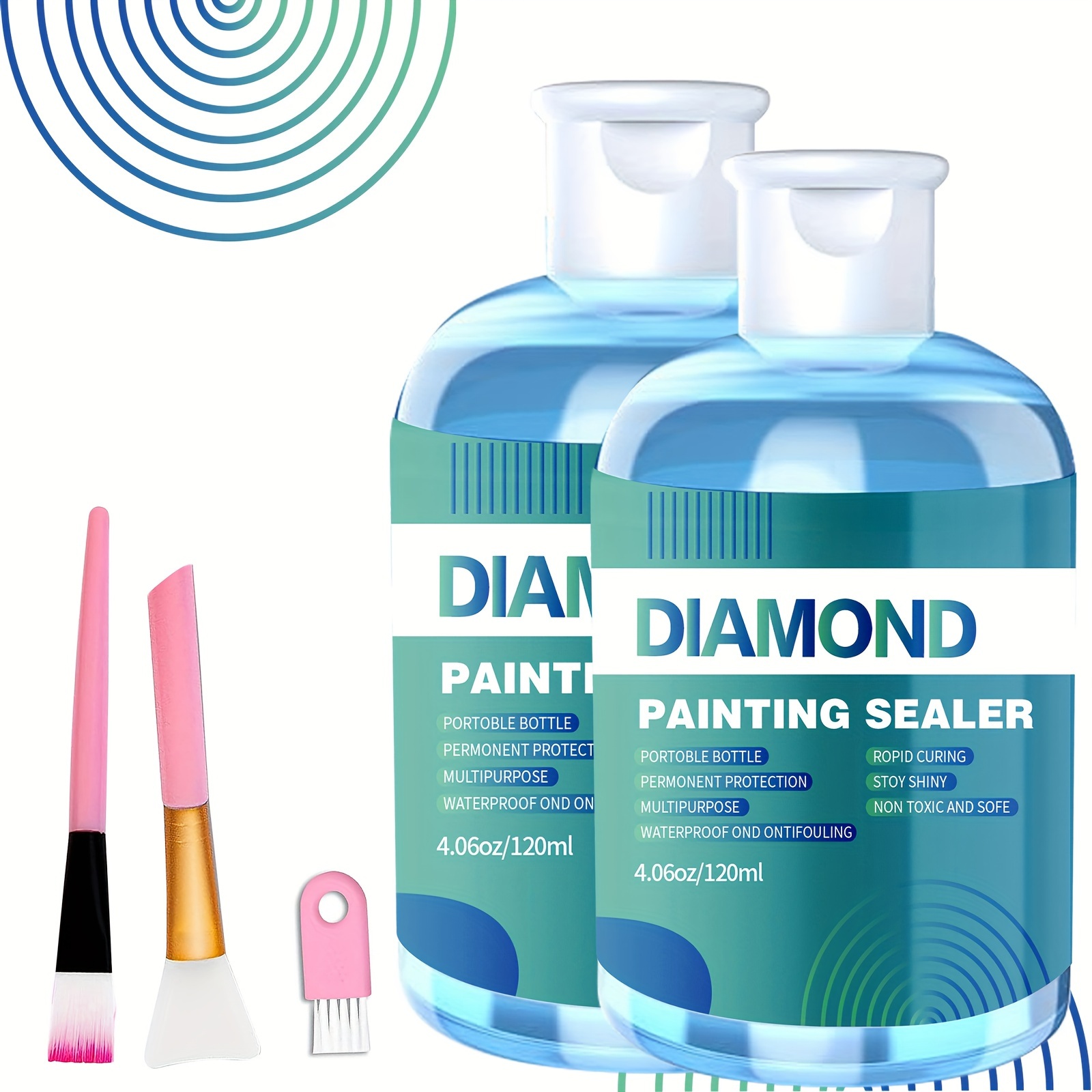 250ml Diy Diamond Painting Sealant, Diamond Painting Accessories And Tools,  Adults Diamond Painting Tool Kit