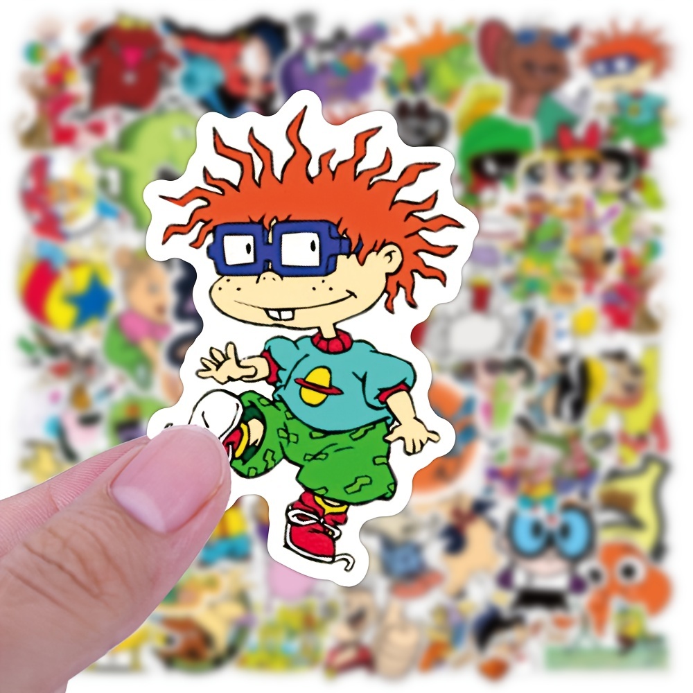 90s Cartoon Stickers, 50 Pcs